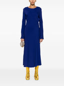 Forte Forte Stretch Cady Crepe Wrapover Dress