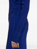 Forte Forte Stretch Cady Crepe Wrapover Dress