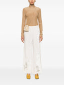 Forte Forte "Frangipane Gardens" Embroidery Velvet Pants