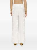Forte Forte "Frangipane Gardens" Embroidery Velvet Pants
