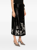 Forte Forte Frangipane Gardens Stickerei Velvet Sarong Rock