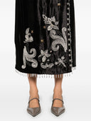 Forte Forte Frangipane Gardens Stickerei Velvet Sarong Rock