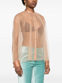 Chemise bohème en tulle fort