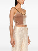 Mocny silny aksamitny top