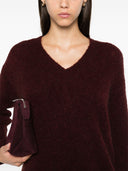 Strong Strong Stretch Brushed Wool Mohair Oversized Sweater