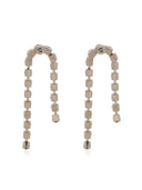 Strong Drop Earrings With Crystals