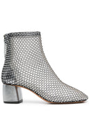 Stivali forti forti di strass in rete di strass