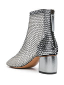 Stivali forti forti di strass in rete di strass