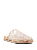 Forte Forte Strass Mesh Flat Sabot