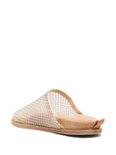 Forte Forte Strass Mesh Flat Sabot
