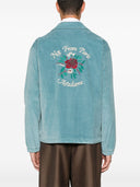 Drole de Monsieur La Veste Slogan Fleurs Corduroy