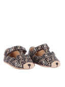 Fendi Jr Sandalo Nappa St.Ff+Camoscio