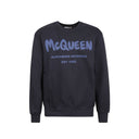 Sparatura del logo di cotone Alexander McQueen
