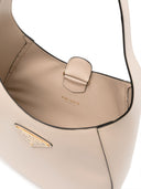 Prada Triangle Logo Leather Shoulder Bag