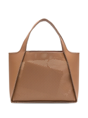 Stella Mc Cartney Logo Perforated Tote Bag