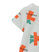Bobo Choses I'm A Poet All Over Woven Playsuit