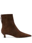 Aeyde zoe vache suède en cuir marron