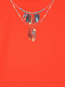 Marcelo Burlon County Of Milan Feathers Necklace Fringe Dres