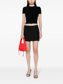 Alexander Wang Mini Skirt W/ Elasticated Wb & Branded Seam Label