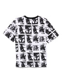 Rassvet (패키지) 남자 꽃 자카드 티 셔츠 니트