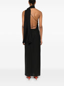 Róhe Scarf Dress With Open Back