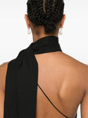 Róhe Scarf Dress With Open Back