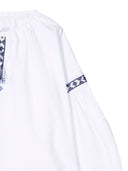Il Gufo White/Blue M/Long Shirt