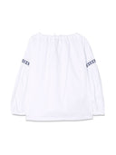 Il Gufo White/Blue M/Long Shirt