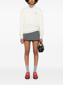 Comme Des Garçons Play Sweater White Emblem Knit