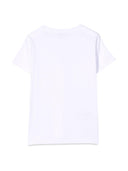Il Gufo T-shirt M/ Bleu court / blanc