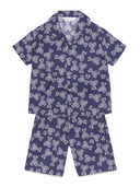 Palmengle overalt trykte chino -shorts