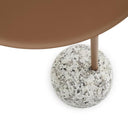 Hay Bowler Granitbasis Ø36 x H70,5 brauner Pulverschackstahltischplatte