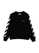 Sweat-shirt blanc avec logo