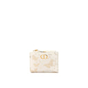 Dior Zodiac Print Caro Leather Wallet