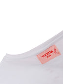 Vivetta T Shirt C/Collo Mani Bianco