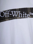 Off White Flannel Diag Skate S/S Tee White Black