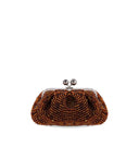 Max Mara Weekend Pasticcino Eschimo Small Brown Clutch