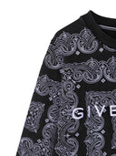 Sudadera de cuello tripulado de Givenchy estampado estampado y logotipo