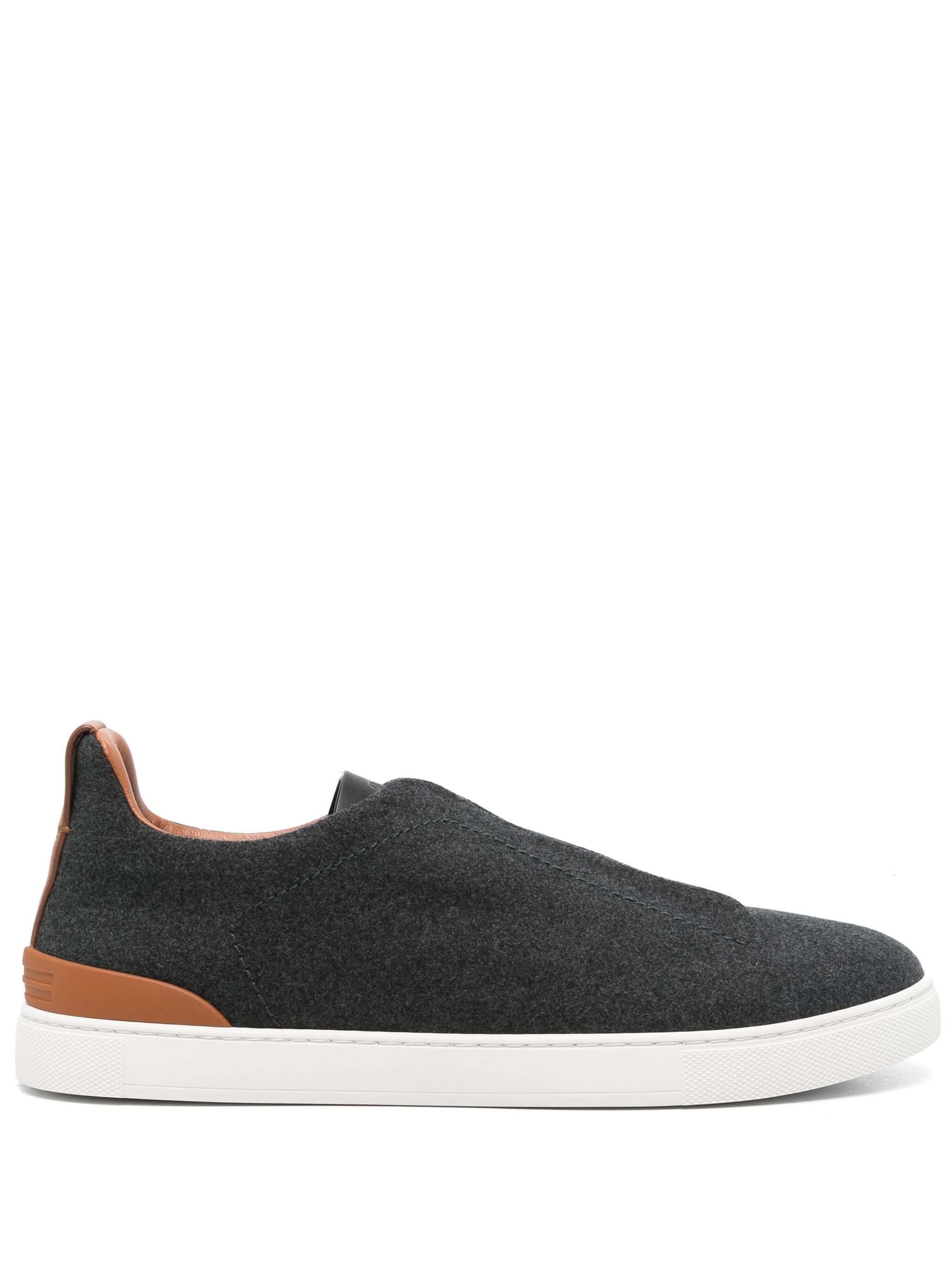 Zegna Triple Stitch Low Top Sneaker