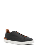 Zegna Triple Stitch Low Top Sneaker