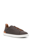 Zegna Triple Stitch Low Top Sneaker