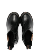Alexander Mc Queen Ankle Boot avec élastique contrasté sur le côté