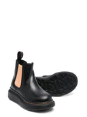 Alexander Mc Queen Ankle Boot avec élastique contrasté sur le côté