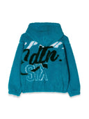 Dsquared Felpa Jacquard Fur Con Zip E Cappuccio