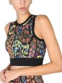 Etro jacquard羊毛混合上衣和绑腿