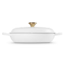 Le Creuset Tegame B Evo 30 White Pom Oro