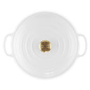 Le Creuset Tegame B Evo 30 White Pom Oro