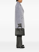 Strathberry Midi Tote (RE) leer zwart