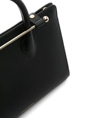Strathberry Midi Tote (RE) leer zwart