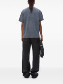 Alexander Wang Essential JSY SS TEE W/ 퍼프 로고 및 바운드 목